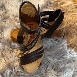 Blowfish Wedge Vegan Sandal. NWTs